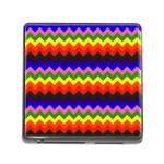 Rainbow Chevron Memory Card Reader (Square)