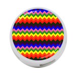 Rainbow Chevron 4-Port USB Hub (One Side)