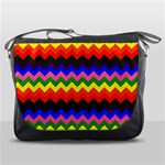 Rainbow Chevron Messenger Bag