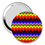 Rainbow Chevron 3  Handbag Mirror