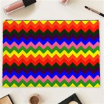 Rainbow Chevron Cosmetic Bag (XXL)