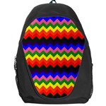 Rainbow Chevron Backpack Bag