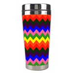 Rainbow Chevron Stainless Steel Travel Tumbler