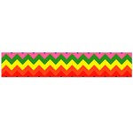 Rainbow Chevron Flano Scarf (Large)