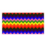 Rainbow Chevron Satin Shawl