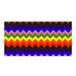 Rainbow Chevron Satin Wrap