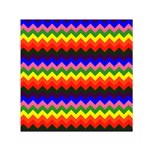 Rainbow Chevron Small Satin Scarf (Square)