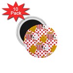 Chicken and Waffles 1.75  Magnet (10 pack) 