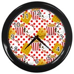 Chicken and Waffles Wall Clock (Black)