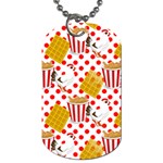 Chicken and Waffles Dog Tag (One Side)