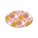 Chicken and Waffles Sticker Oval (10 pack)