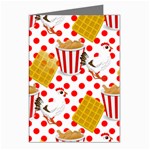 Chicken and Waffles Greeting Cards (Pkg of 8)