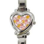 Chicken and Waffles Heart Italian Charm Watch