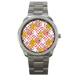 Chicken and Waffles Sport Metal Watch