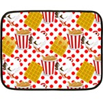 Chicken and Waffles Double Sided Fleece Blanket (Mini)