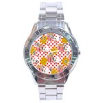 Chicken and Waffles Stainless Steel Analogue Watch