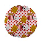 Chicken and Waffles Standard 15  Premium Round Cushion 