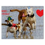 Birthday Dogs Jigsaw Puzzle (Rectangular)