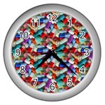 Pills drugs Wall Clock (Silver)