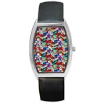 Pills drugs Barrel Style Metal Watch