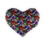 Pills drugs Standard 16  Premium Heart Shape Cushion 