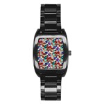 Pills drugs Stainless Steel Barrel Watch