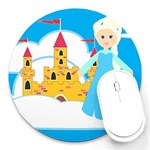 Elsa Frozen Round Mousepad