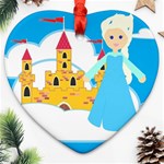 Elsa Frozen Ornament (Heart)