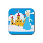 Elsa Frozen Rubber Coaster (Square)