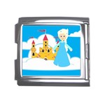 Elsa Frozen Mega Link Italian Charm (18mm)