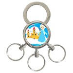 Elsa Frozen 3-Ring Key Chain