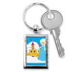 Elsa Frozen Key Chain (Rectangle)