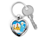 Elsa Frozen Key Chain (Heart)