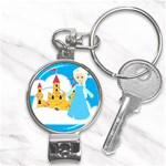 Elsa Frozen Nail Clippers Key Chain