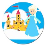 Elsa Frozen Magnet 5  (Round)