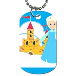 Elsa Frozen Dog Tag (One Side)