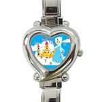 Elsa Frozen Heart Italian Charm Watch