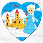 Elsa Frozen Jigsaw Puzzle (Heart)