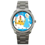 Elsa Frozen Sport Metal Watch