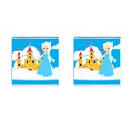 Elsa Frozen Cufflinks (Square)