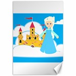 Elsa Frozen Canvas 12  x 18 