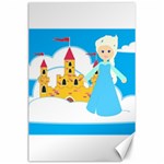 Elsa Frozen Canvas 24  x 36 