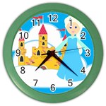 Elsa Frozen Color Wall Clock