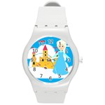 Elsa Frozen Round Plastic Sport Watch (M)