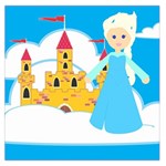 Elsa Frozen Large Satin Scarf (Square)