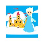 Elsa Frozen Small Satin Scarf (Square)