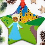 black Elsa Frozen Ornament (Star)