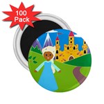 black Elsa Frozen 2.25  Magnet (100 pack) 