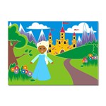 black Elsa Frozen Sticker A4 (100 pack)