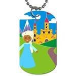 black Elsa Frozen Dog Tag (Two Sides)